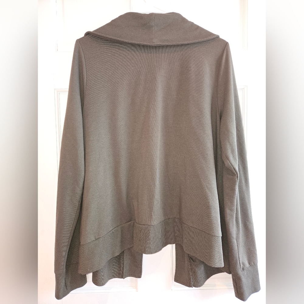 Torrid Olive Open Front Jacket - Picture 2 of 3